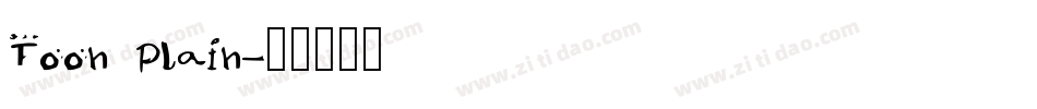 Toon Plain字体转换